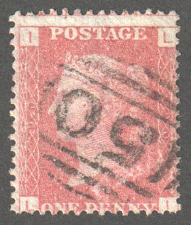 Great Britain Scott 33 Used Plate 90 - IL - Click Image to Close